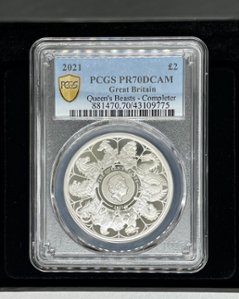 クイーンズ ビースト 銀貨 ロイヤルミント 2021  コイン PCGS NGC コンプリーターの画像