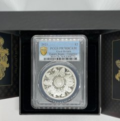 クイーンズ ビースト 銀貨 ロイヤルミント 2021  コイン PCGS NGC コンプリーター画像