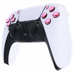 PS5ボタンセット Glossy Chrome Pink画像