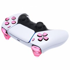 PS5ボタンセット Glossy Chrome Pink画像