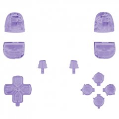 PS5ボタンセット Clear Purpleの画像