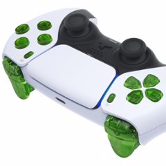 PS5ボタンセット Clear Green画像