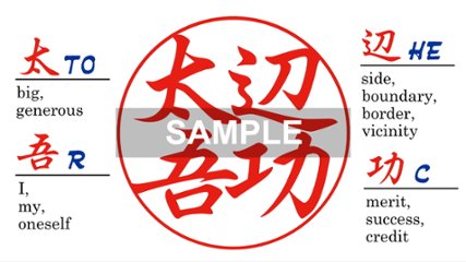 [Wooden Stamp] Small size / Round type / Cylindrical / with box / Akane wood from Southeast Asia画像