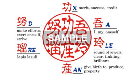 【木製印鑑】21㍉丸型ハンコ／樺ブラック画像