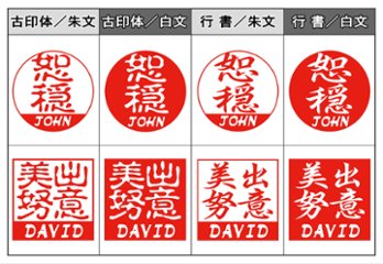 【木製印鑑】21㍉丸型ハンコ／柘（つげ）／日本製画像