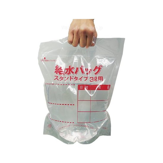 非常用給水バッグ　スタンドタイプ　3L 画像