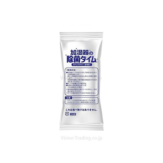 加湿器の除菌タイム スティックタイプ 活性炭 5g×2包入画像