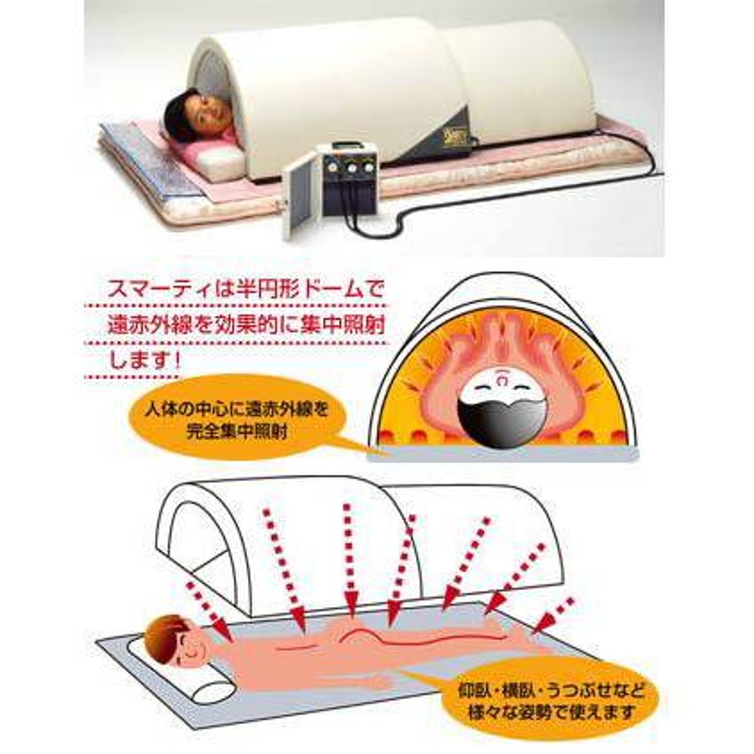フジカ スマーティF4-A5 医療 美容 遠赤外線 ドーム サウナ
