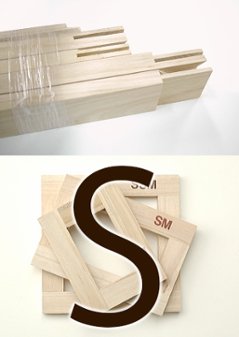 【メーカー直送品】クレサン 桐木枠 Sサイズの画像