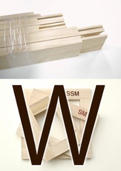【メーカー直送品】クレサン 桐木枠 Wサイズの画像