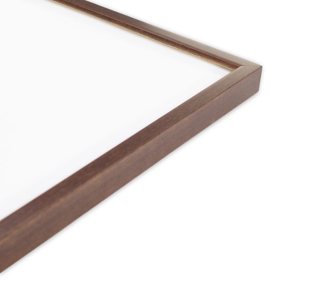 Tシャツ額縁 UVカットアクリル 画面(約289×412mm) 木製 濃茶 壁用ボタンフック付 5767 a3画像