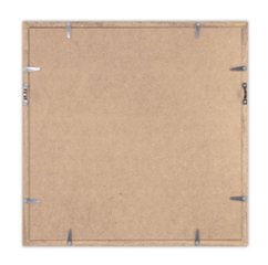 Tシャツ額縁 UVカットアクリル 正方形画面(約291×291mm) 木製 濃茶 壁用ボタンフック付 5767 30画像