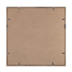 Tシャツ額縁 UVカットアクリル 正方形画面(約341×341mm) 木製 濃茶 壁用ボタンフック付 5767 35画像