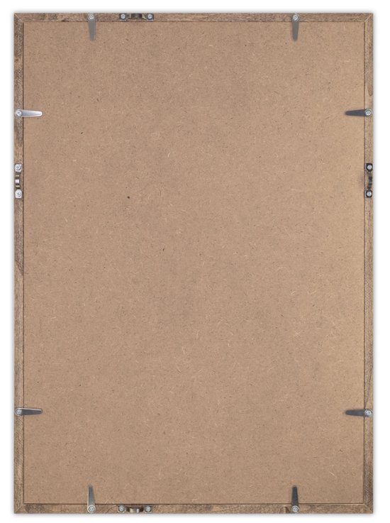 Tシャツ額縁 UVカットアクリル 画面(約289×412mm) 木製 濃茶 壁用ボタンフック付 5767 a3画像