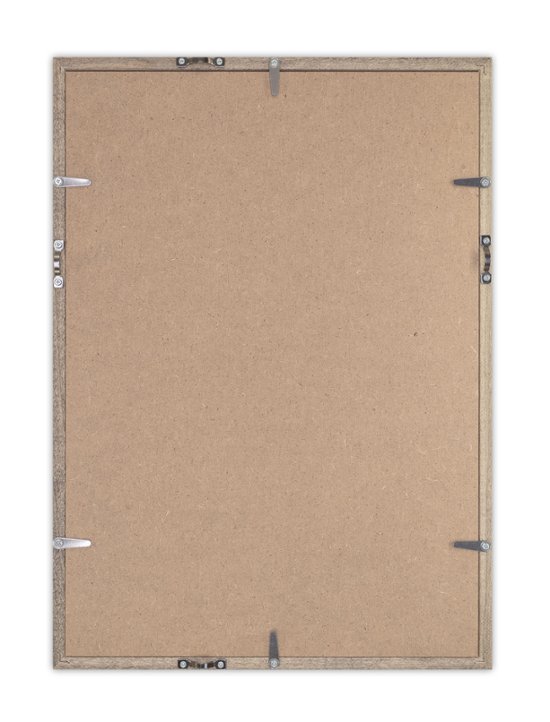 Tシャツ額縁 UVカットアクリル 画面(約249×356mm) 木製 薄黒 壁用ボタンフック付 5767 b4画像