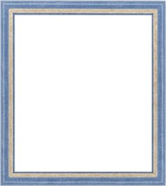 色紙額縁 UVカットアクリル仕様 樹脂製 APS-02 色紙(242×274mm) ブルー 受注生産品の画像