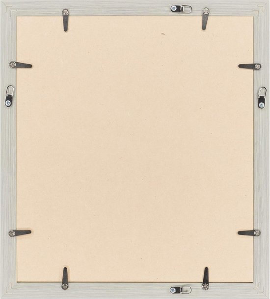 色紙額縁 UVカットアクリル仕様 樹脂製 APS-02 色紙(242×274mm) グレー 受注生産品画像