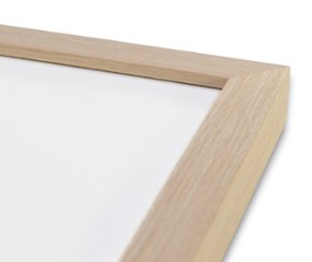A4用紙額縁 UVカットアクリル仕様 木製 G100-WDL A4(210×297mm) ナチュラルウッド 受注生産品画像