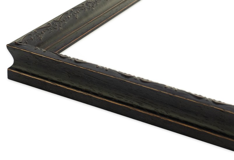 A5用紙額縁 UVカットアクリル仕様 木製 G10174L A5(148×210mm) 黒 受注生産品画像