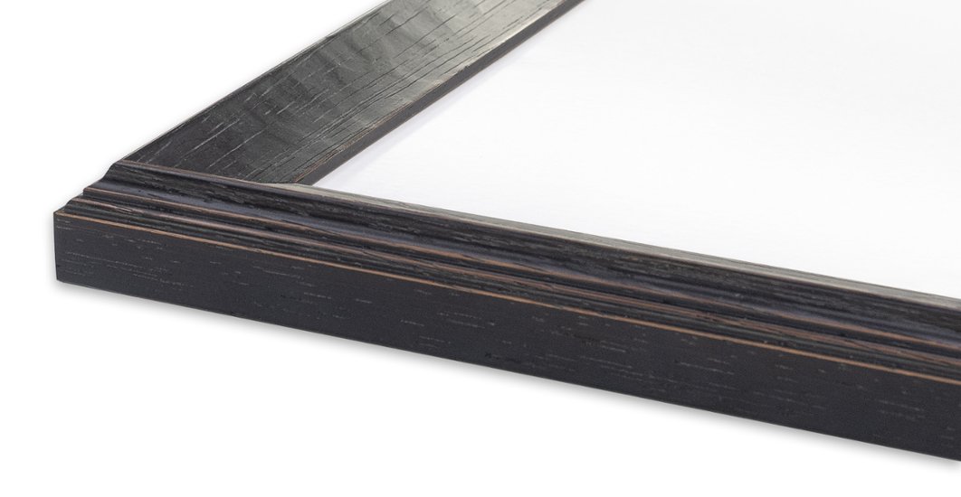 A5用紙額縁 UVカットアクリル仕様 木製 G10177L A5(148×210mm) 黒 受注生産品画像