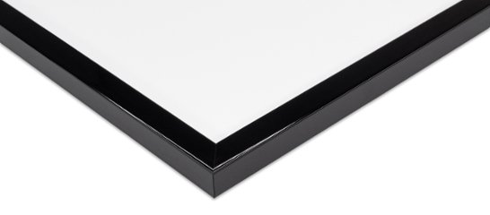 クリアファイルA4額縁 UVカットアクリル仕様 木製 G1301L クリアファイルA4(220×310mm) 黒艶 受注生産品画像