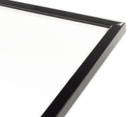 クリアファイルA4額縁 UVカットアクリル仕様 木製 G1301L クリアファイルA4(220×310mm) 黒艶 受注生産品画像