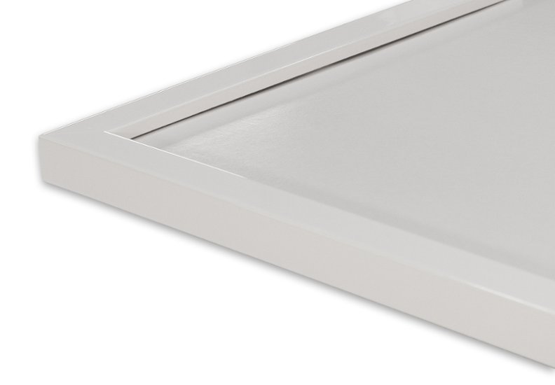 クリアファイルA4額縁 UVカットアクリル仕様 木製 G1301L クリアファイルA4(220×310mm) 白艶 受注生産品画像