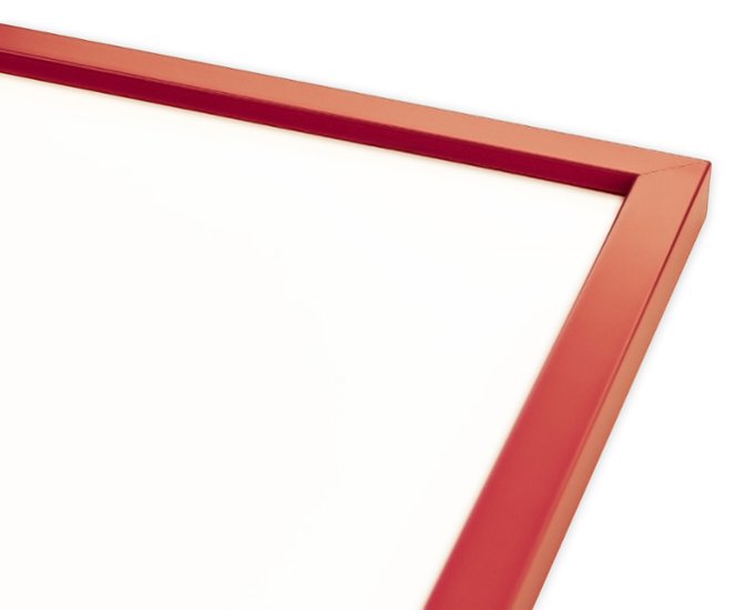 クリアファイルA5額縁 UVカットアクリル仕様 木製 G1306L クリアファイルA5(158×220mm) 赤(35) 受注生産品画像