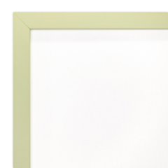 クリアファイルA4額縁 UVカットアクリル仕様 木製 G1406L クリアファイルA4(220×310mm) パステルグリーン 受注生産品の画像