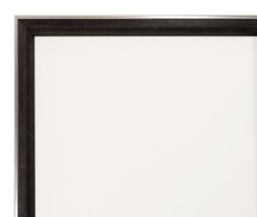 書道半紙額縁 UVカットアクリル仕様 木製 G2679L 書道半紙(243×334mm) ブラック 受注生産品の画像