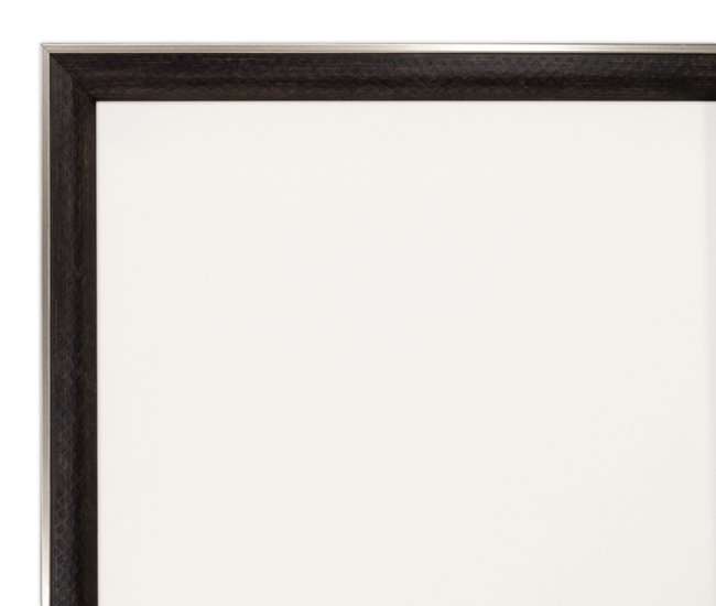 書道半紙額縁 UVカットアクリル仕様 木製 G2679L 書道半紙(243×334mm) ブラック 受注生産品画像