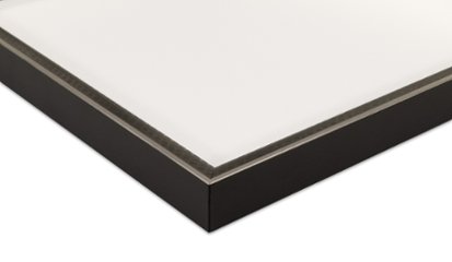 書道半紙額縁 UVカットアクリル仕様 木製 G2679L 書道半紙(243×334mm) ブラック 受注生産品画像