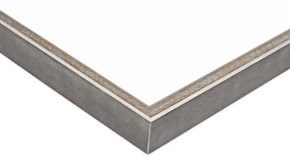 書道半紙額縁 UVカットアクリル仕様 木製 G2679L 書道半紙(243×334mm) オールドGシルバー 受注生産品画像
