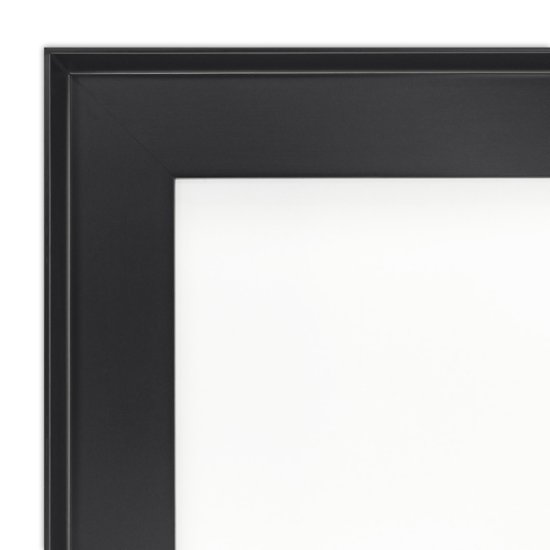 長方形額縁 UVカットアクリル仕様 木製 G486L 30×15(150×300mm) 黒 受注生産品画像