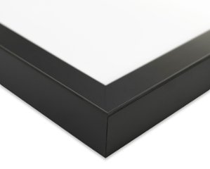 長方形額縁 UVカットアクリル仕様 木製 G486L 30×15(150×300mm) 黒 受注生産品画像