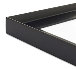 長方形額縁 UVカットアクリル仕様 木製 G486L 30×15(150×300mm) 黒 受注生産品画像