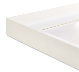 長方形額縁 UVカットアクリル仕様 木製 G486L 30×15(150×300mm) 白 受注生産品画像