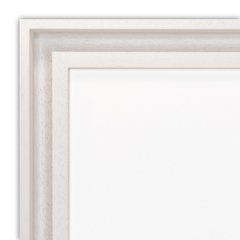 色紙額縁 UVカットアクリル仕様 木製 G5441L 色紙(242×274mm) ホワイト 受注生産品の画像