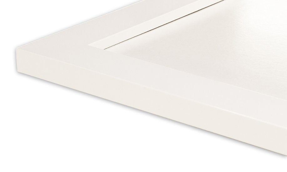 B4用紙額縁 UVカットアクリル仕様 MDF製 G5906D B4(257×364mm) 白艶 受注生産品画像