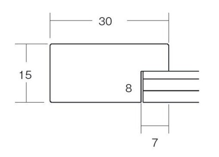B4用紙額縁 UVカットアクリル仕様 MDF製 G5906D B4(257×364mm) 白艶 受注生産品画像