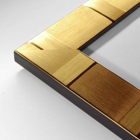 ポスター用フレーム UVカットアクリル仕様 樹脂製 G8108 A1(594×841mm) ゴールド 受注生産品画像