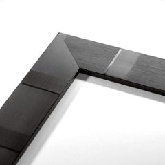 色紙額縁 UVカットアクリル仕様 樹脂製 G8108 色紙(242×274mm) ブラック 受注生産品画像