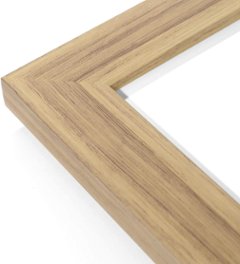 長方形額縁 UVカットアクリル仕様 樹脂製 G8146D 60×30(300×600mm) ナチュラル 受注生産品画像