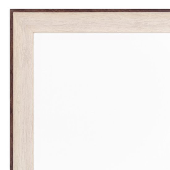 長方形額縁 UVカットアクリル仕様 樹脂製 G8155D 50×25(250×500mm) ホワイトブラウン 受注生産品画像