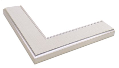 長方形額縁 UVカットアクリル仕様 樹脂製 G8163 90×60(600×900mm) ホワイト 受注生産品画像