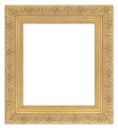 色紙額縁 UVカットアクリル仕様 樹脂製 G8209 色紙(242×274mm) ゴールド 受注生産品の画像