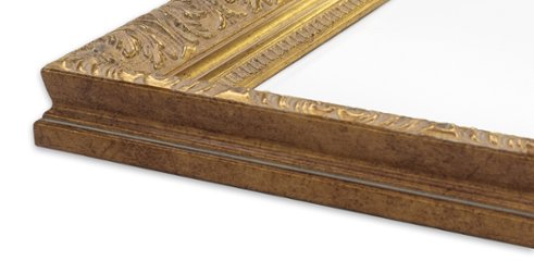 A4用紙額縁 UVカットアクリル仕様 樹脂製 G8209 A4(210×297mm) ゴールド 受注生産品画像