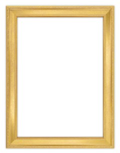 書道半紙額縁 UVカットアクリル仕様 樹脂製 G8226D 書道半紙(243×334mm) ゴールド 受注生産品の画像