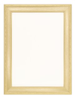 A4用紙額縁 UVカットアクリル仕様 樹脂製 G8226D A4(210×297mm) イエローシルバー 受注生産品の画像