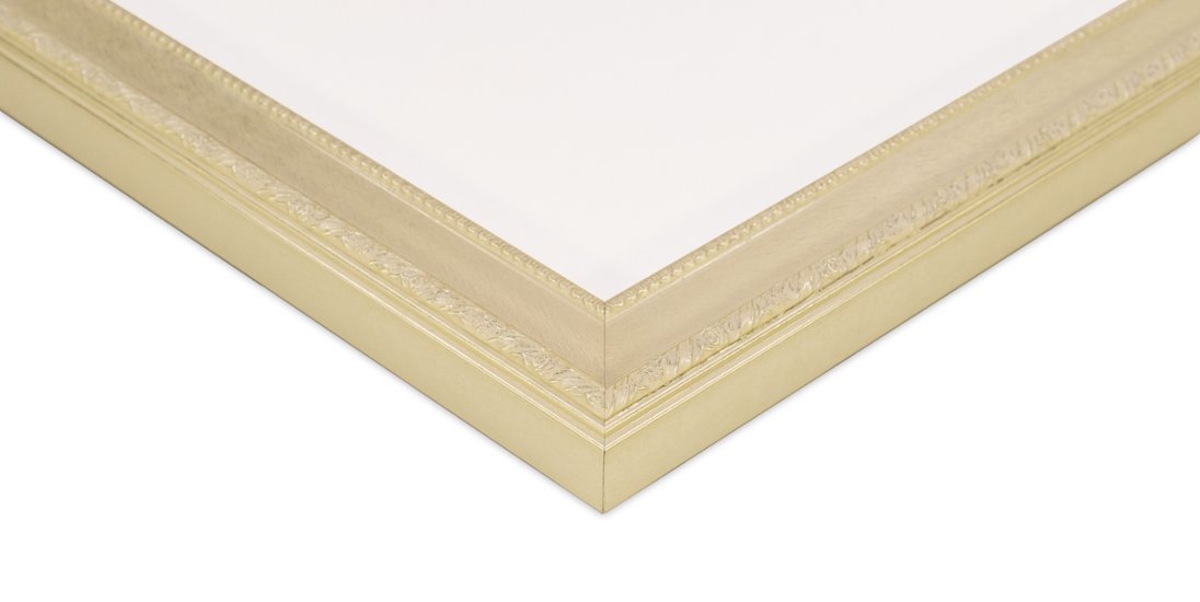 クリアファイルA4額縁 UVカットアクリル仕様 樹脂製 G8226D クリアファイルA4(220×310mm) イエローシルバー 受注生産品画像